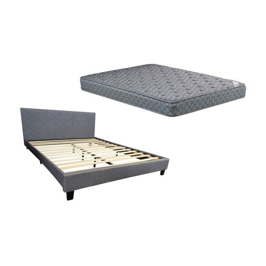Instock Furniture & Living Queen spring mattress (Firm) & Bed frame bundle combo