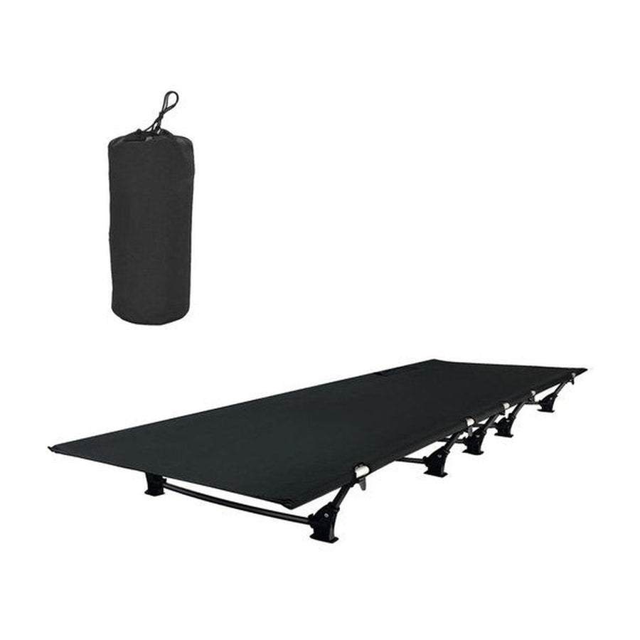 HYPERANNGER Ultralight Foldable Camping Bed - Black