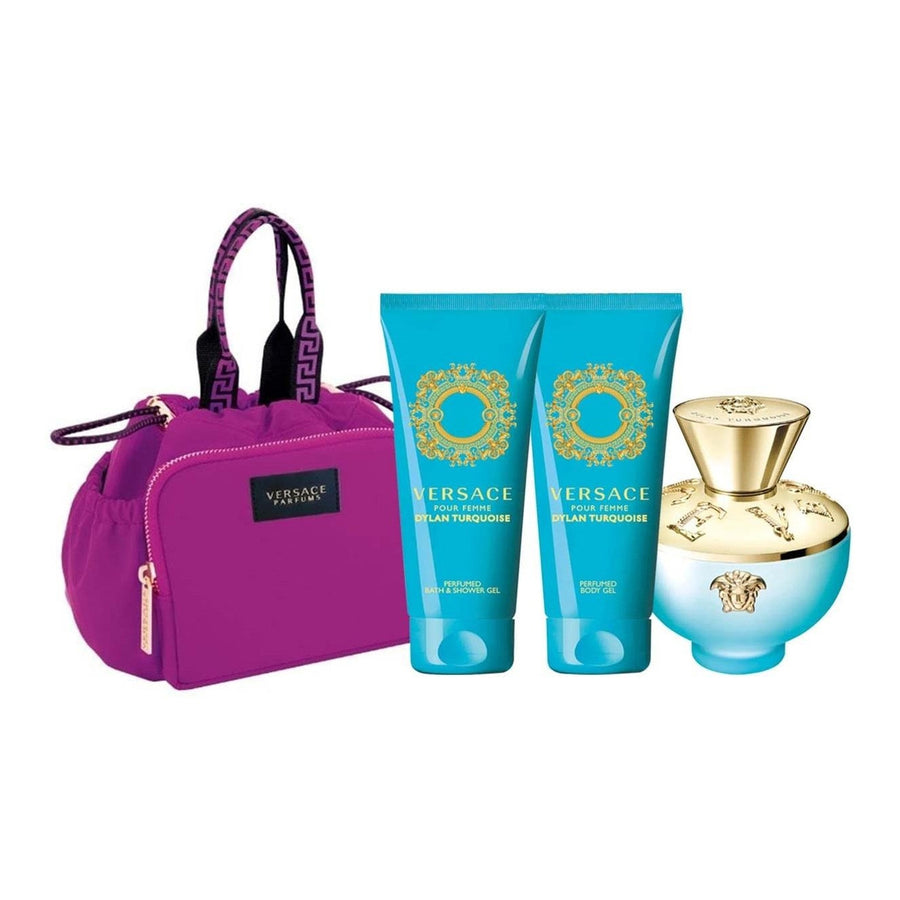 Versace: Dylan Turquoise 100ml EDT 4 Piece Women's Gift Set