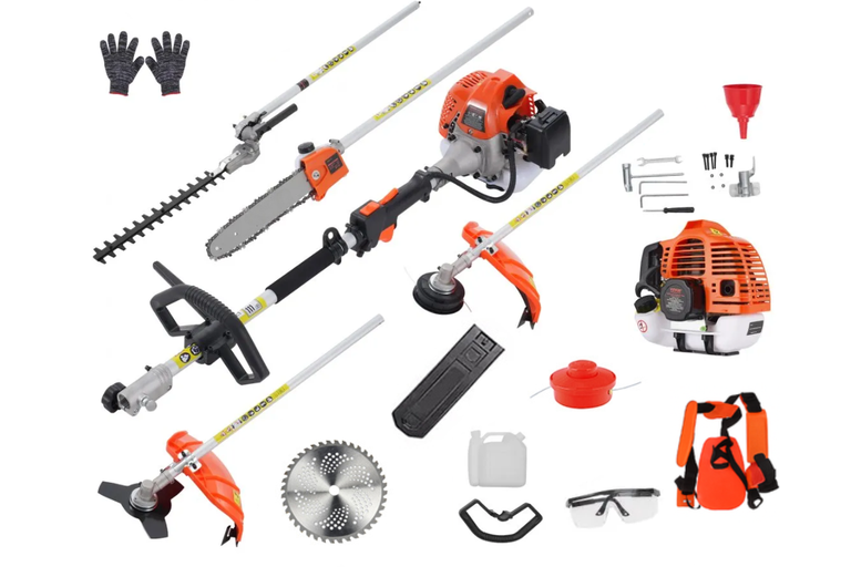High-Powered Brush Weed Cutter Saw Hedge Trimmer 5 in 1