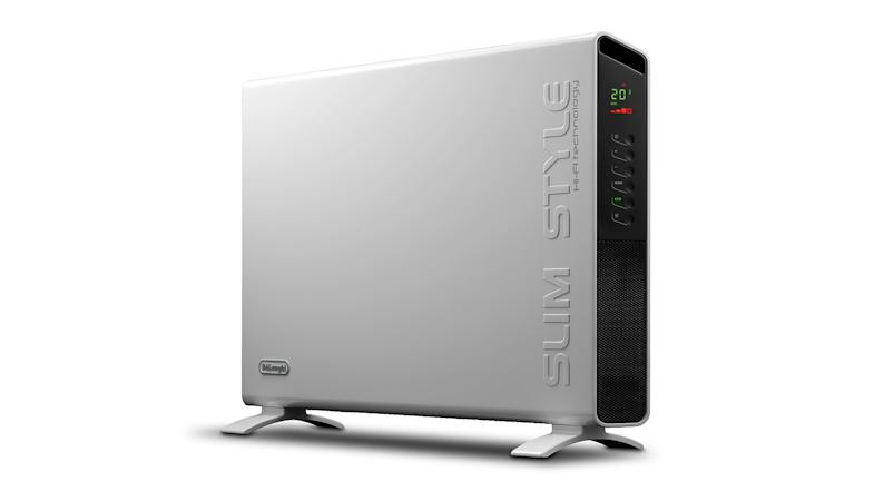 DeLonghi SlimStyle 2400W Ceramic Panel Convector Heater with Electronic Timer - White (HCX9124E)