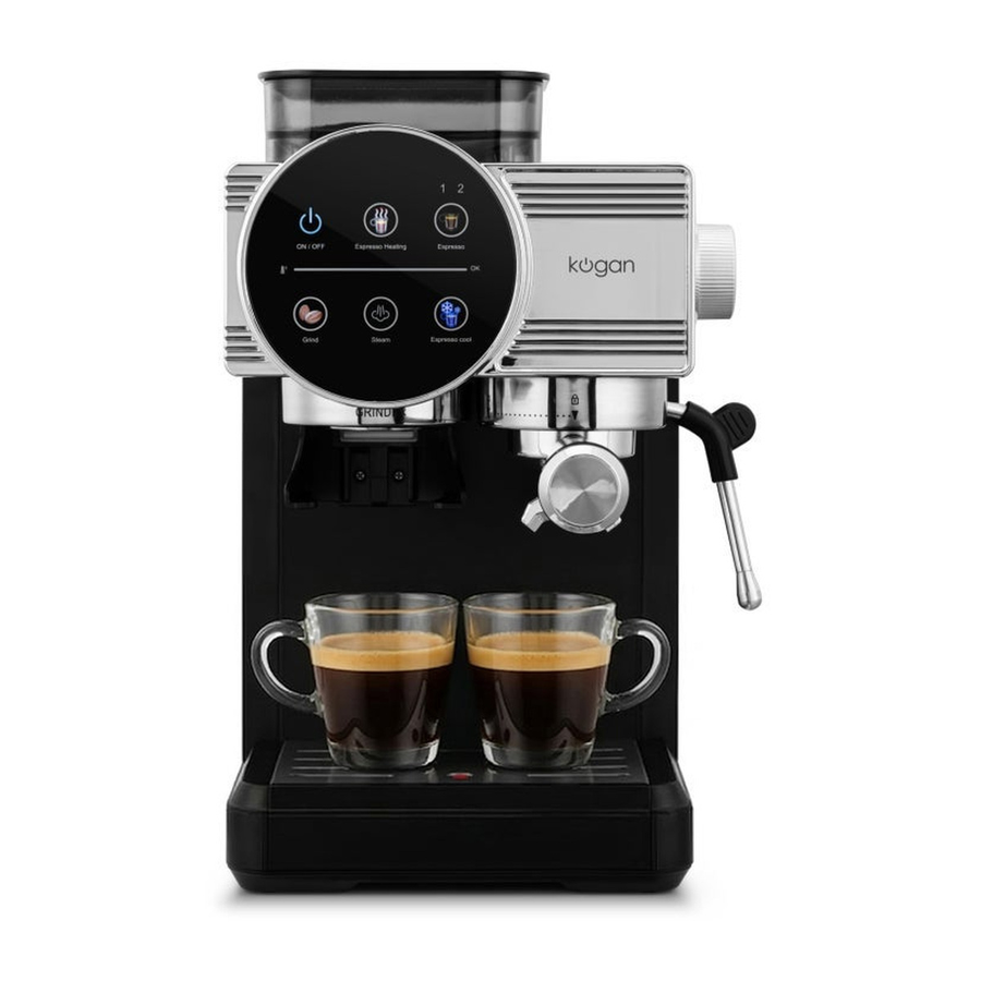 Kogan Espresso Touch Coffee Machine with Grinder