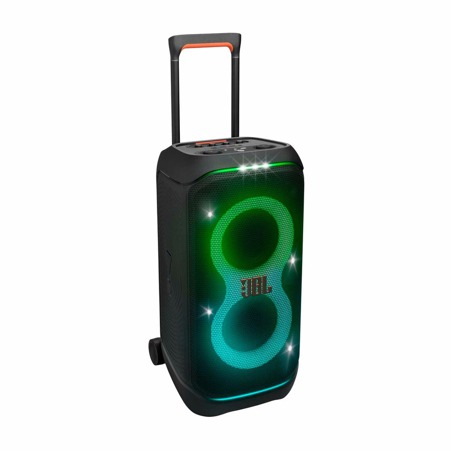 JBL PartyBox Stage 320 Portable Party Speaker Black — front view