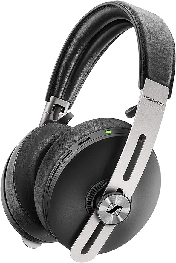 SENNHEISER Momentum 3 Wireless Noise Cancelling Headphones with Alexa, Auto On/Off, Smart Pause Functionality and Smart Control App, Black
