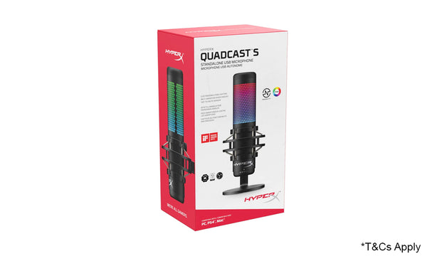 HyperX QuadCast S  RGB USB Condenser Microphone