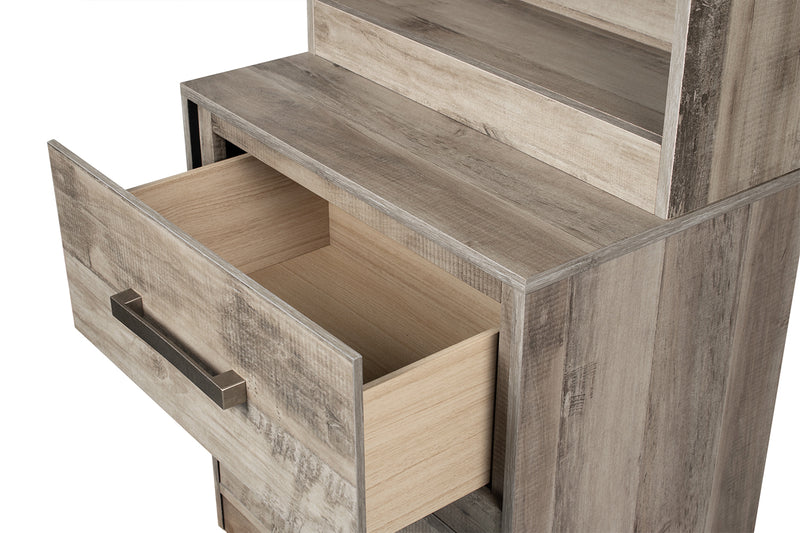 (Set Of 2) Agilent Bedside Table With Side Pier Combo