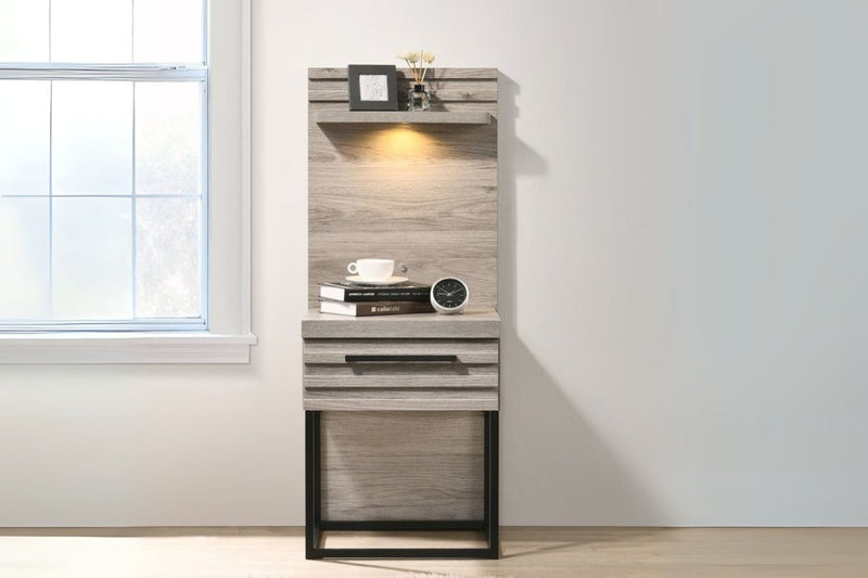 (Set Of 2) Westden Bedside Table With Side Pier Combo