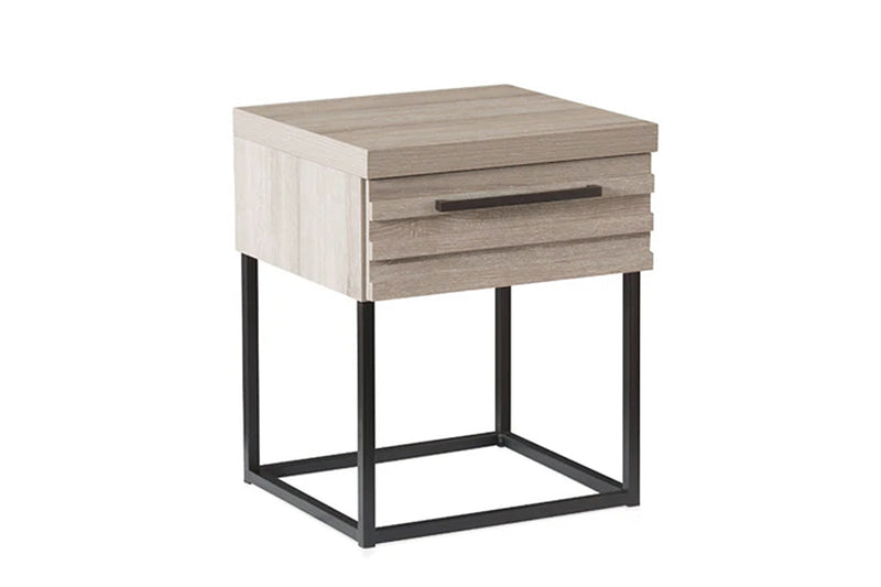 (Set Of 2) Westden Bedside Table With Side Pier Combo