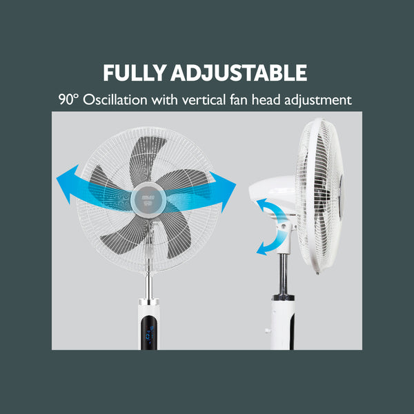 Arlec Grid Connect Smart 40cm Pedestal Fan With Remote