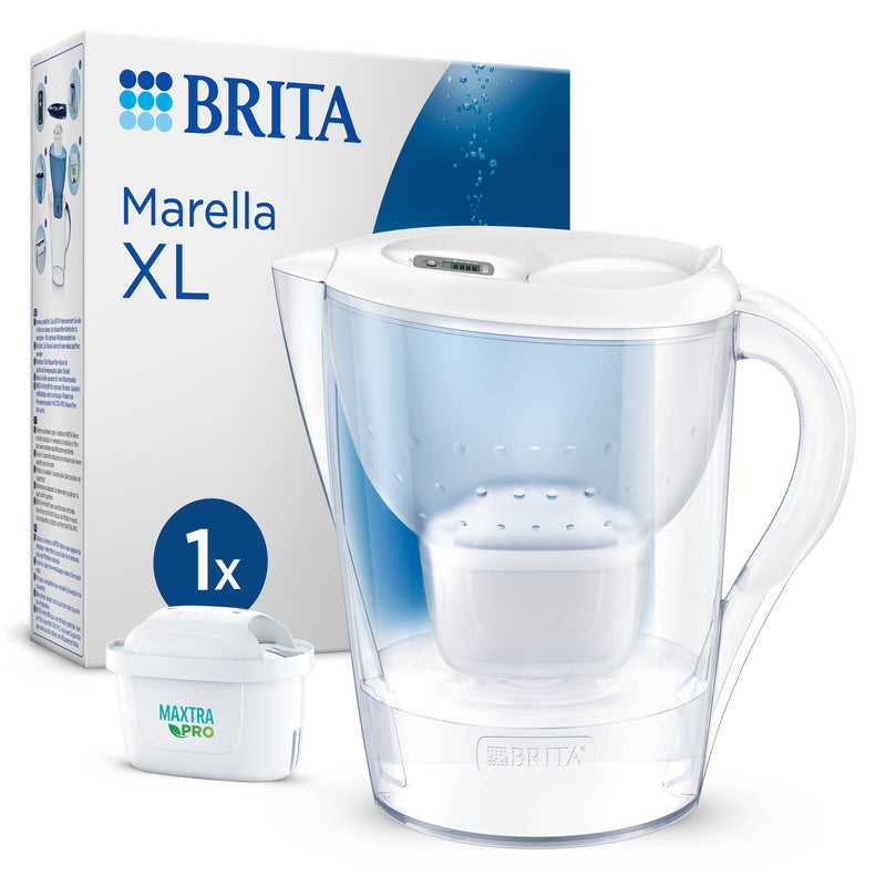 BRITA Water Filter Jug Marella XL 3.5L - White