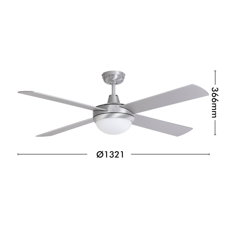 Mercator Grange 1300mm Ceiling Fan with B22 Light