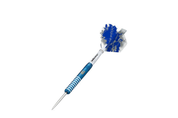 Unicorn Gary Anderson Silver Star Tungsten Darts Set (Pack of 3) (Blue/White) (21g)