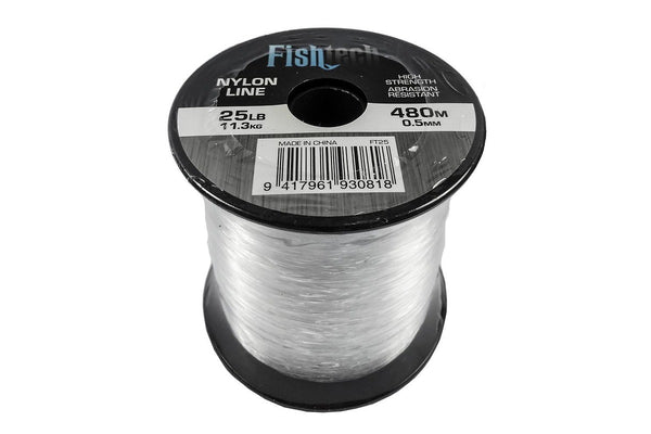 Fishtech 1/4 Pound Nylon Spool 25lb 480m