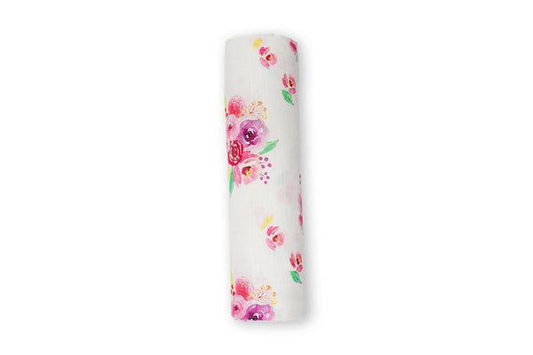 Lulujo: Muslin Bamboo Swaddle - Poises