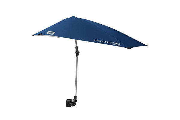 Sport Brella 100cm Versa-Brella Umbrella w Clamp Golf Beach Outdoors Blue