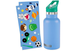 Skip Hop: Stainless Steel Canteen Bottle - Blue (380ml)