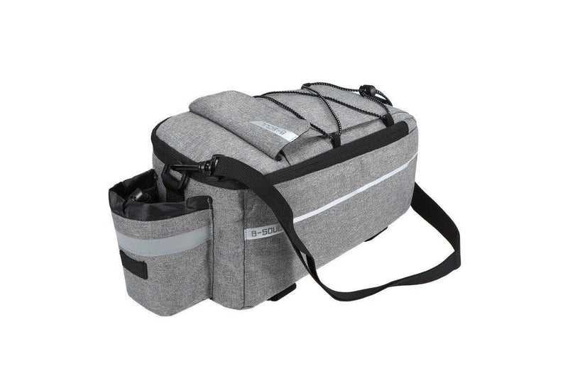 Bicycle Rear Rack Storage Luggage Bag - Grey - Standard