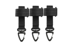 3Pcs Multi Purpose Glove Hook Military Fan Outdoor Tactical Gloves Climbing Rope Storage Buckle Adjust Camping Hanging