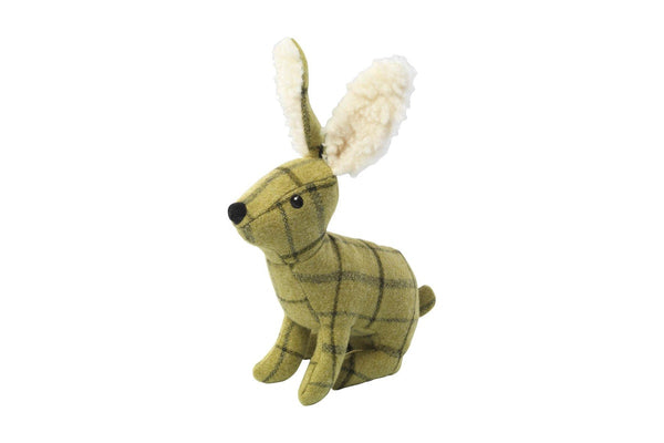 House Of Paws Frog Tweed Plush Dog Toy (Green/White) (One Size)