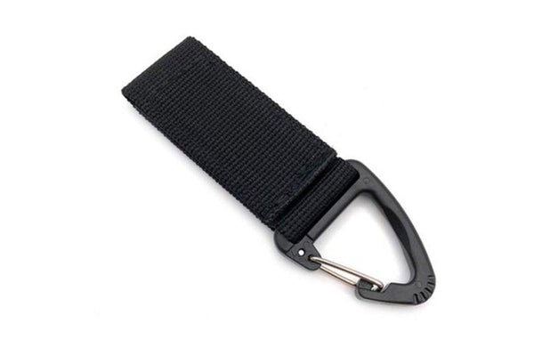 Multifunctional Triangle Backpack Hanging Buckle Black - Standard