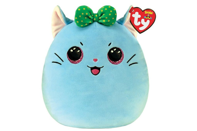 Ty Squishy Beanies: Kirra the Cat - 10" Plush