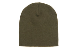 Yupoong Flexfit Unisex Heavyweight Standard Beanie Winter Hat (Olive) (One Size)