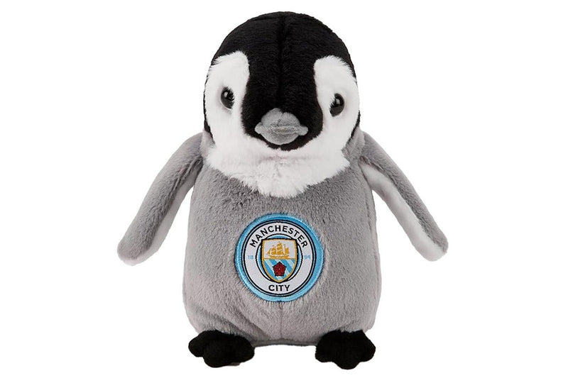 Manchester City FC Penguin Plush Toy (Sky Blue/White) (One Size)