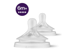 Avent: Natural Response Teat - 6m+ Flow 5 (2 Pack)