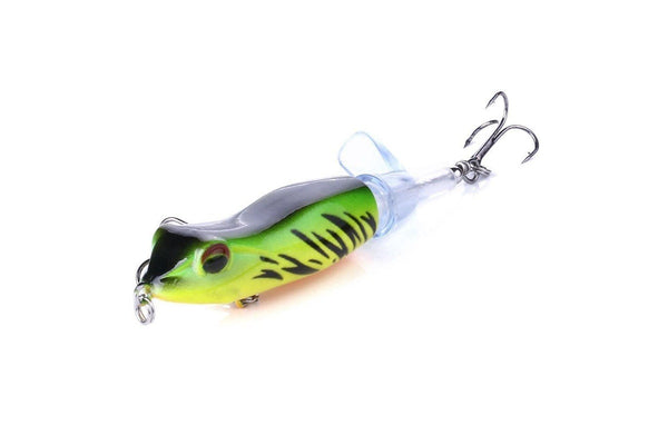 9.5cm/11g Frog Water Tartr Wood Bait For Sub Propeller Fishing