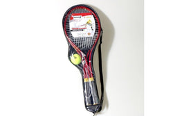 2Pcs Set Teenager's Tennis Racket Red - Standard