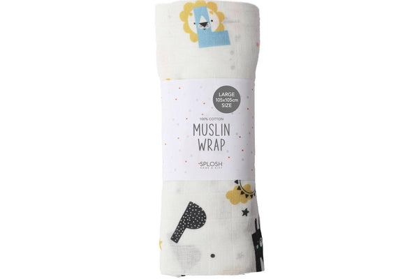 Splosh: Baby ABC Muslin Wrap