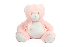 Mumbles Bear Plush Toy (Pink) (One Size)