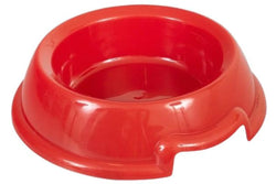 Yours Droolly: Bowl Plastic Single - Small/Medium (Red)