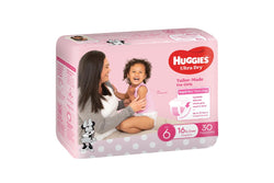 Huggies Ultra Dry Junior Girl Nappies - Size 6