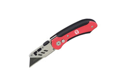 Spear & Jackson Metal Folding Utility Knife w 10-Blades Cutting Cutter Hand Tool