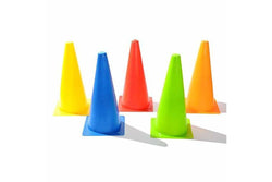 12 Inch Traffic Training Sports Cones Set Of 5 (Assorted Colour)