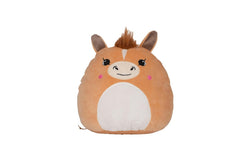 Mumbles Squidgy Pony Plush Toy (Light Brown) (One Size)