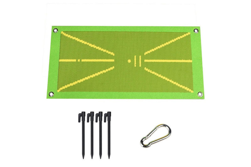 Golf Training Mat Wear Resistant Anti Slide Golf Swing Mat Mini Golf Practice Carpet for Training with Accessories Golf Impact Mat for Indoor/Outdoor