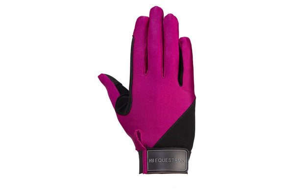 Hy Unisex Adult Riding Gloves (Purple) (XL)