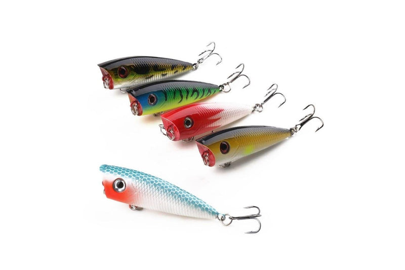 5 Piece 6cm/6g Hard Bait Fishing Lure Set For Saltwater And Freshwater