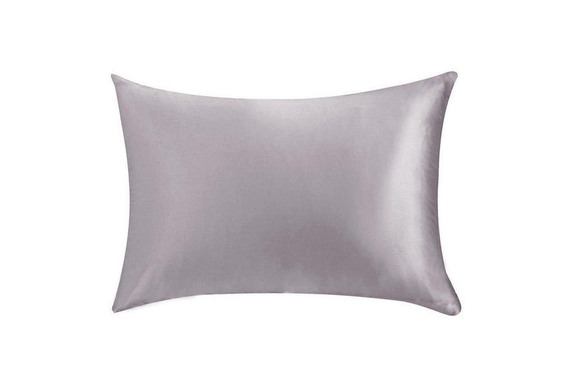 48x74cm Both Sides 100% Mulberry Silk Pillowcase Silk Pillow Case Pillow Cover-Grey