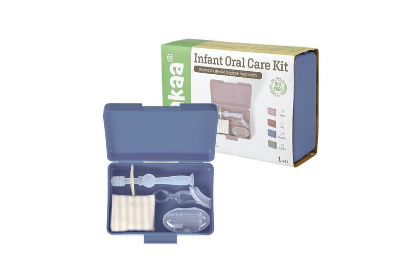 Haakaa: Infant Oral Care Kit - Bluestone