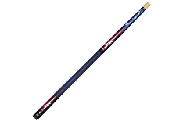 Power Glide Burner Pool Cue (Navy/Red) (89cm)