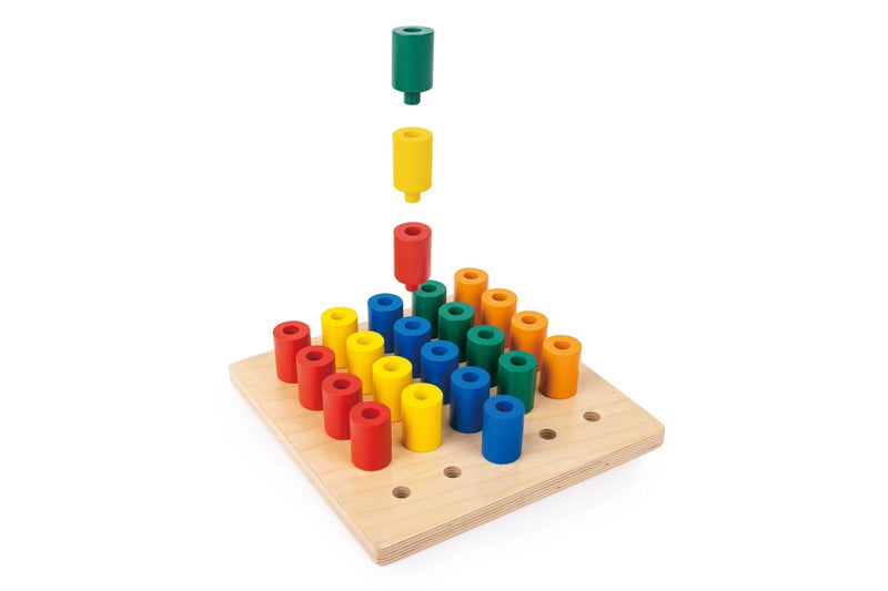 Hape: Little Room - Build Up Peg Board