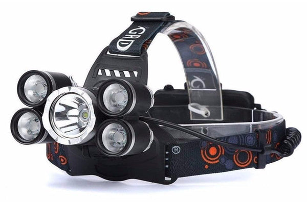 CREE XM T6 Rechargeable Headlamp LED Head Torch Lamp 8,000 Lumens