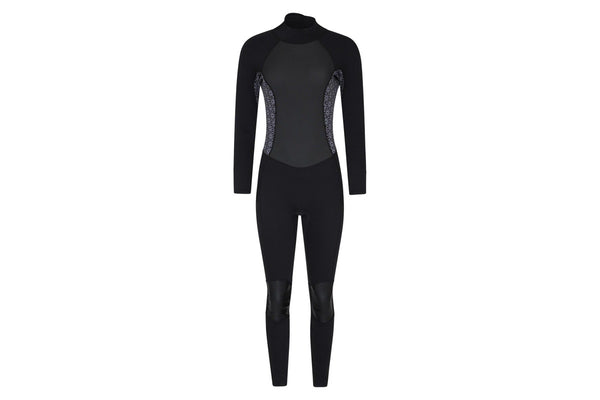 Mountain Warehouse Womens/Ladies Printed Full Wetsuit (Black) (8 UK - 10 UK)