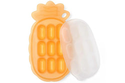 Haakaa: Pineapple Silicone Nibble - Tangerine (with Label Slot)