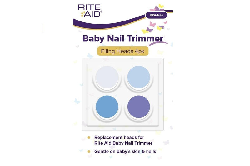 Rite Aid Baby Nail Trimmer Filing Heads (4 Pack)