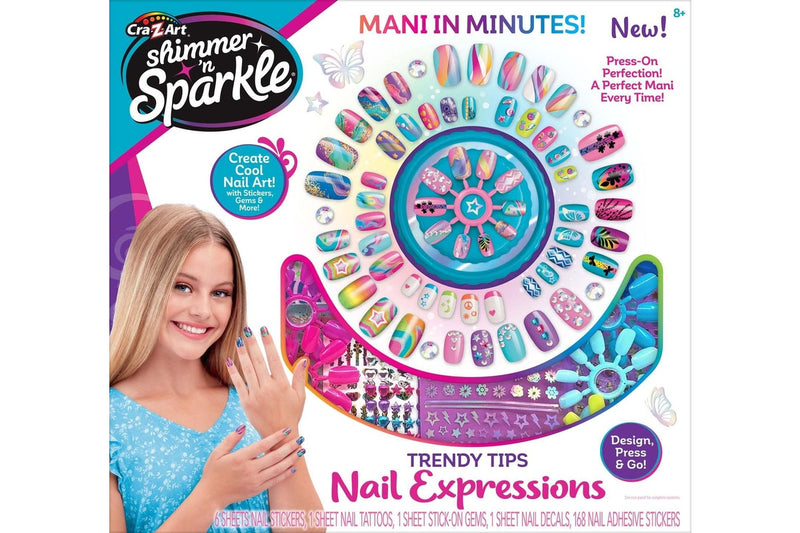 Shimmer N Sparkle: Trendy Tips - Nail Expressions