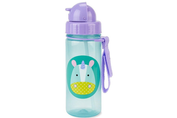 Skip Hop: Zoo PP Straw Bottle - Unicorn (390ml)